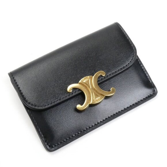 CELINE Black Card Holder - Picture 1 of 6